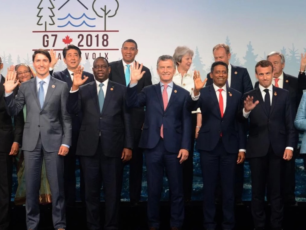 Macri se reunió con Merkel y Theresa May en la Cumbre del G7