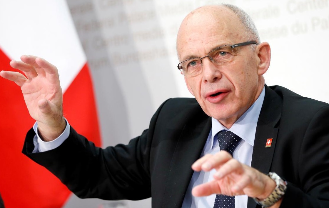 El Ministro de Finanzas de Suiza dará una conferencia de prensa