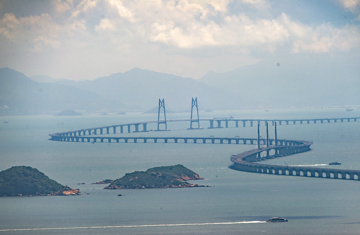 El puente más largo del mundo sobre el mar