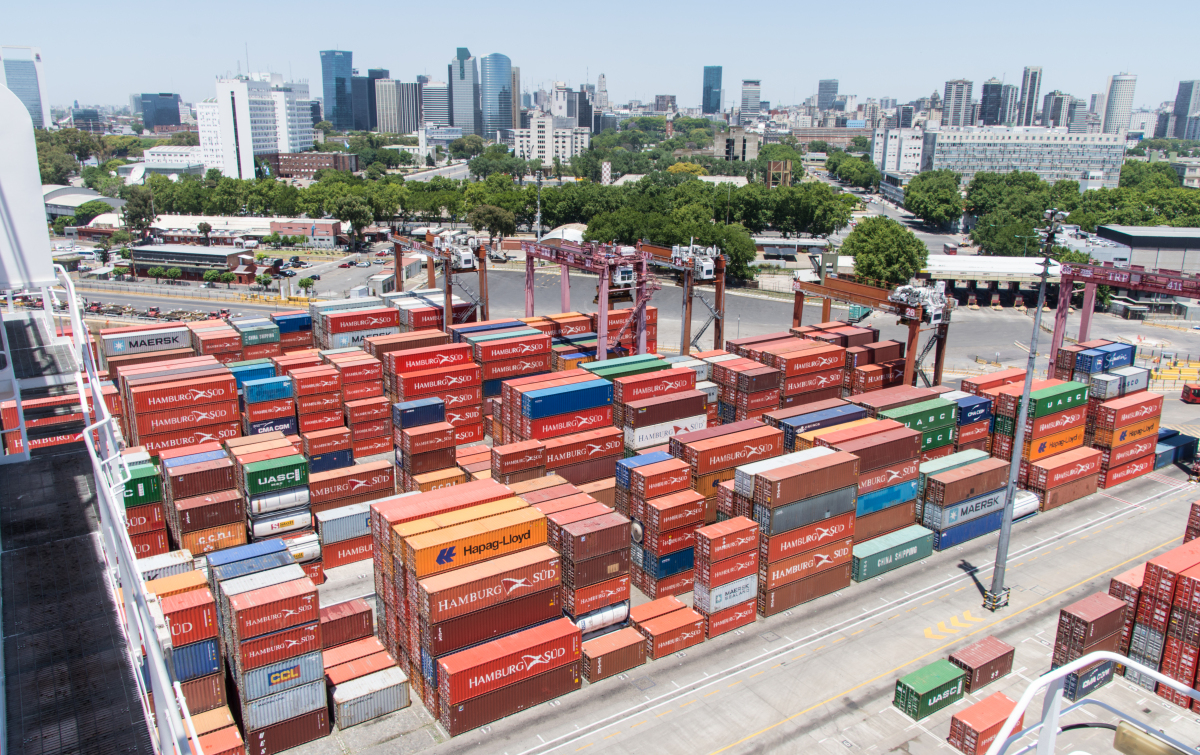 Congestión en el puerto de Santos