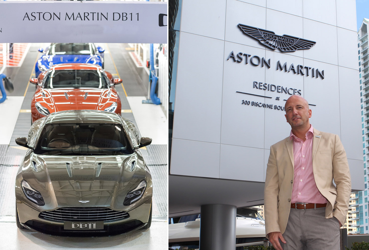 Aston Martin fabricará 47 DB11 exclusivos para el edificio de la familia Coto
