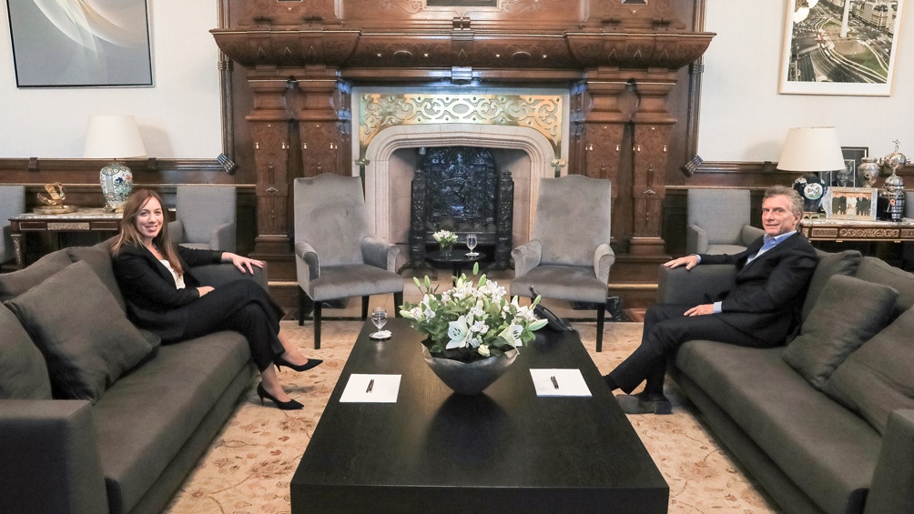 Macri y Vidal se reunieron a solas en la Casa Rosada