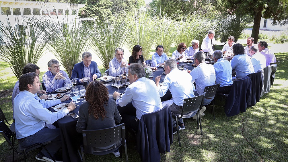 Candidatos en veda: Macri almorzó con ministros y funcionarios