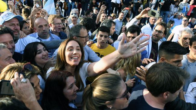Vidal cierra su campaña con un acto en el estadio de Platense