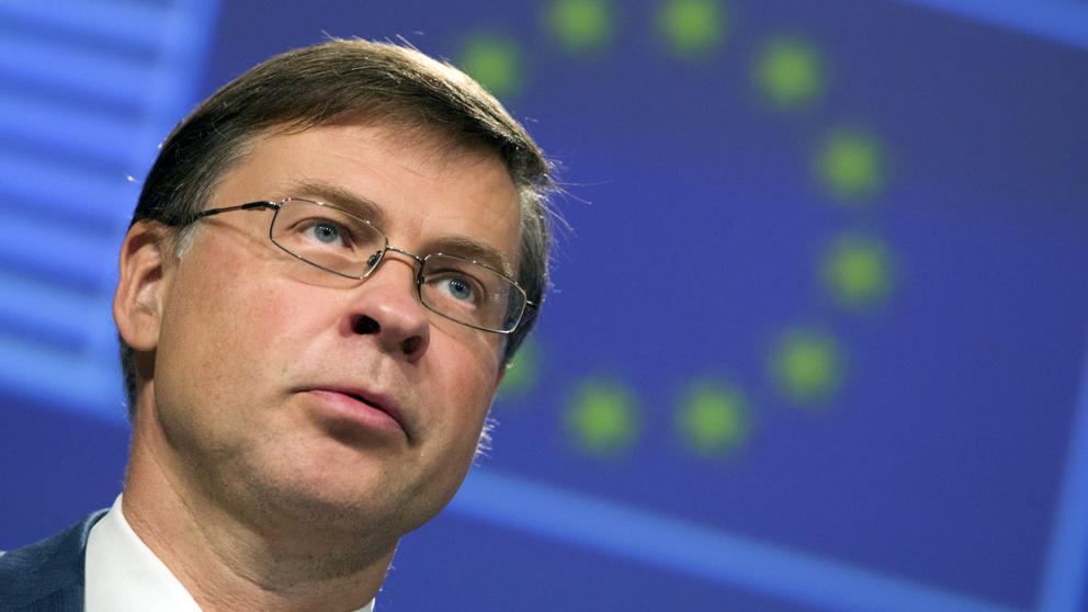 Dombrovskis ve prioritaria la reforma de OMC y las negociaciones con EEUU y China