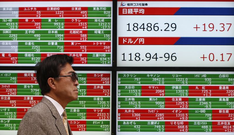 El Nikkei arrancó la semana con caídas