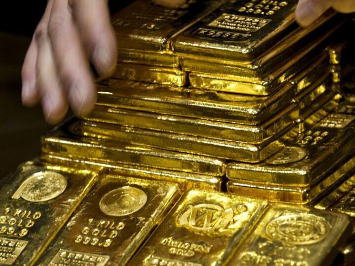 ¿Qué países tienen el mayor porcentaje de participación en oro de las reservas extranjeras totales?