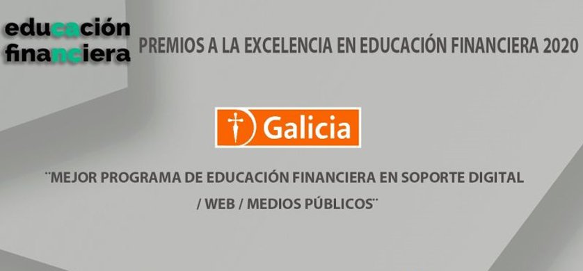 Banco Galicia ganador de primera edición de los Premios a la Excelencia en Educación Financiera 2020