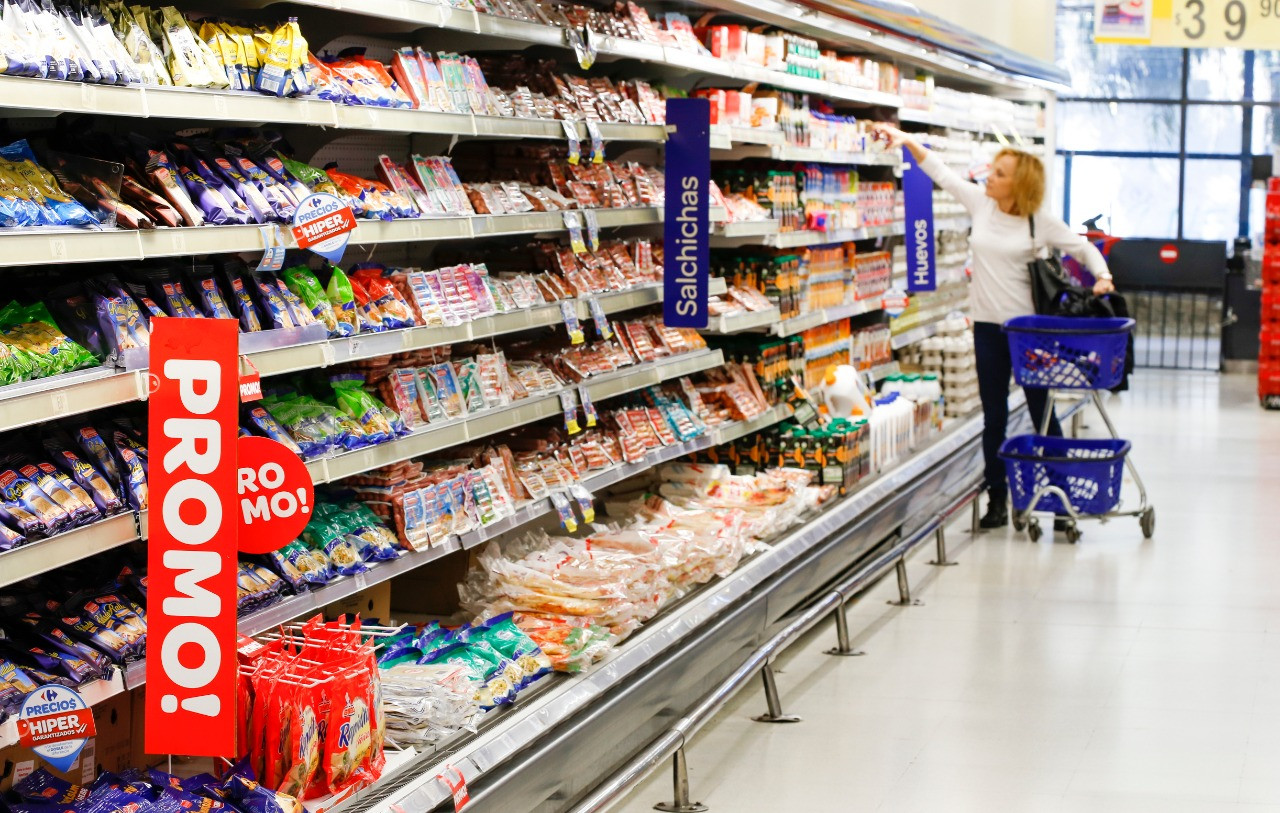 Ventas en los supermercados  2,6% arriba en diciembre