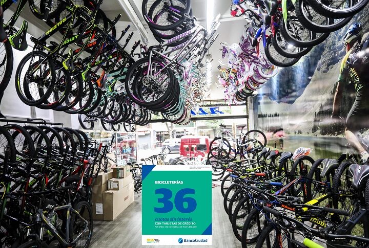Banco Ciudad brinda facilidades para la compra de bicicletas