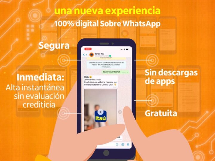 Banco Itaú lanzó su «CuentaChat» para hacer operaciones bancarias por  WhatsApp