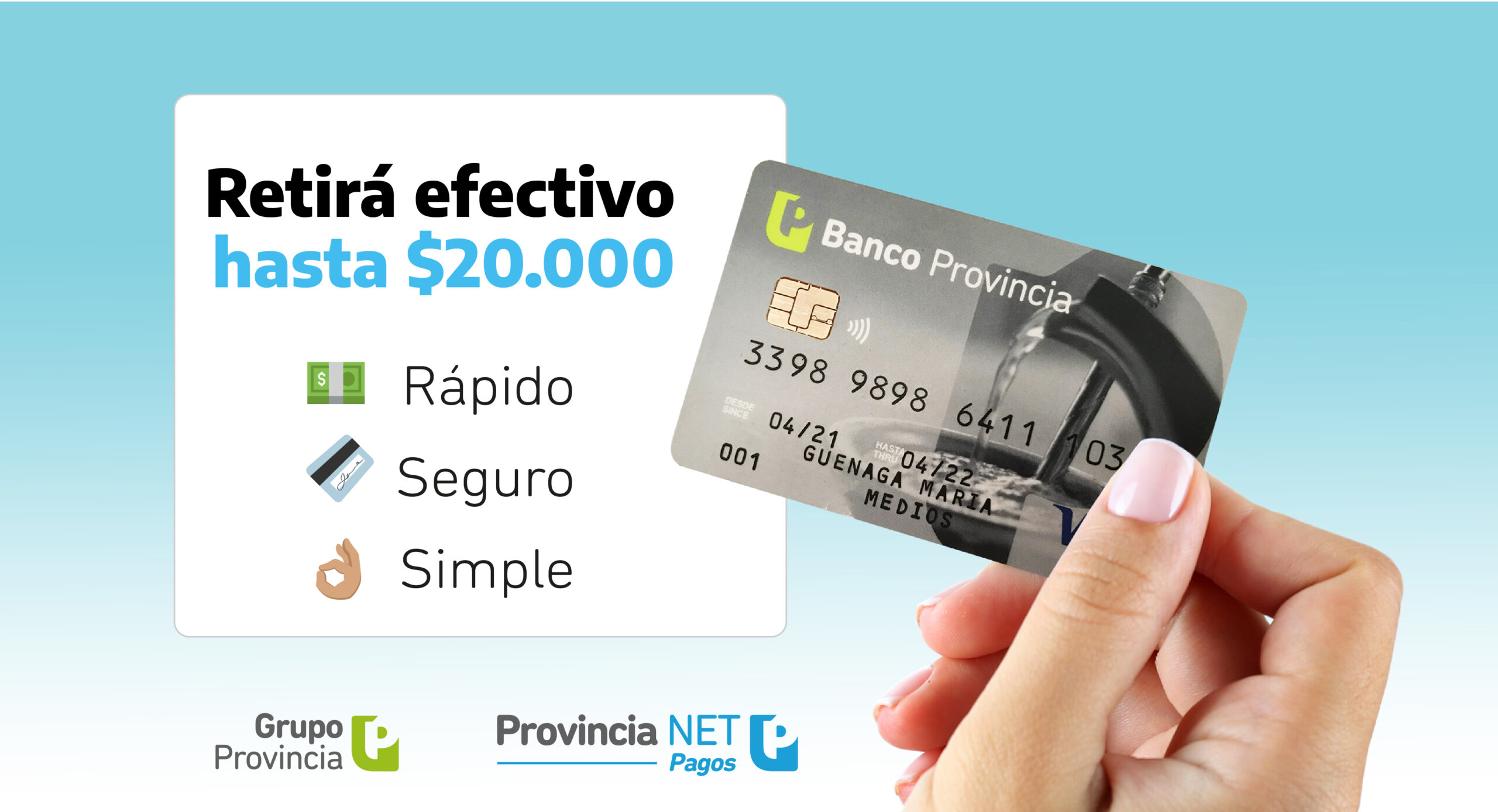 Provincia NET Pagos, un canal extrabancario que permite el retiro de hasta $ 20.000