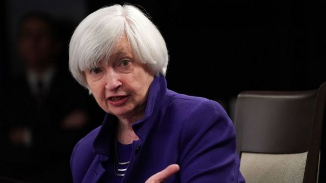 Janet Yellen advierte que Estados Unidos corre el riesgo de quedarse sin dinero antes del 18 de octubre