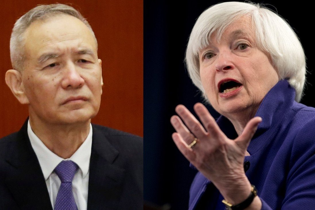 Liu y Yellen por videollamada abordan la situación macroeconómica