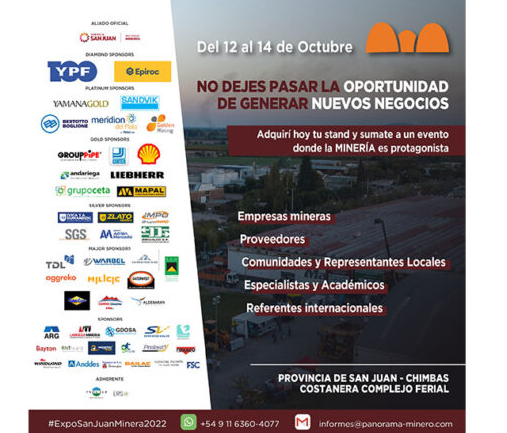 La Expo San Juan Minera 2022 se prepara para recibir a miles de visitantes