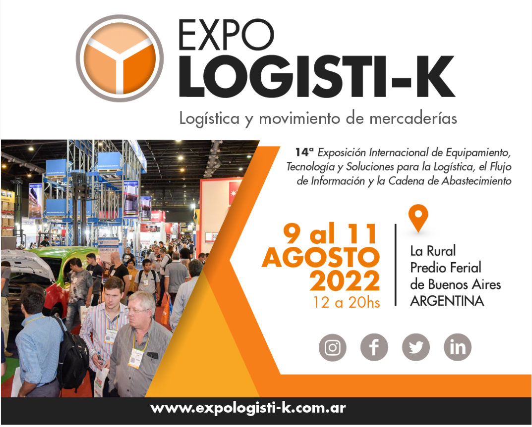 Expo Logisti-k: Desde el 9 al 11 de agosto en la rural