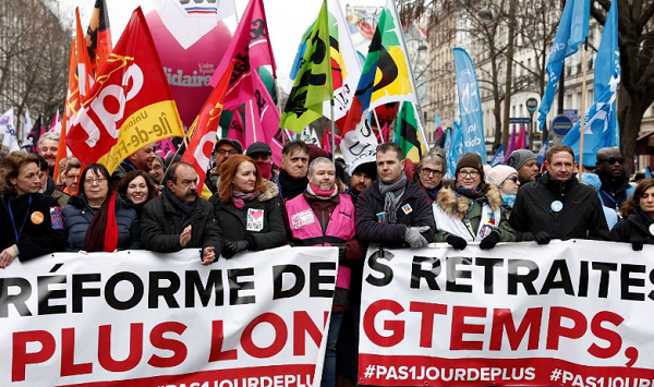Huelga general en Francia contra la reforma de las pensiones de Macron