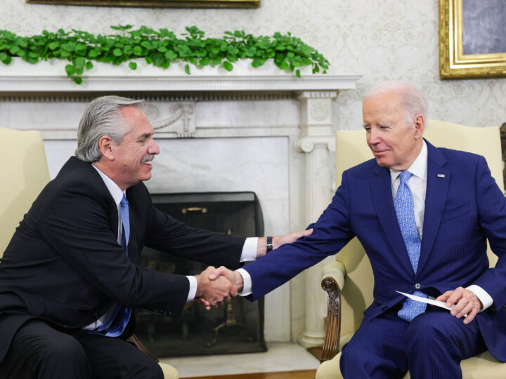 En un contexto delicado de reservas, Alberto Fernández le pide a EE.UU. respaldo político ante el FMI
