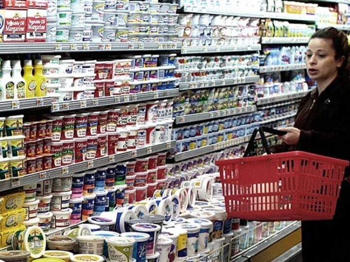 Las ventas en supermercados en julio abajo 2,5%