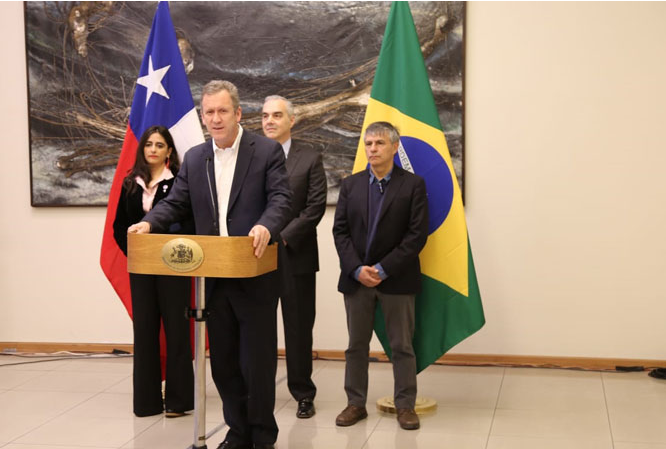 Chile y Brasil acuerdan el fin de los cobros por roaming