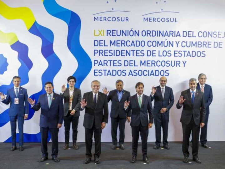 Alberto Fernández preside la reunión de jefes de Estado del Mercosur