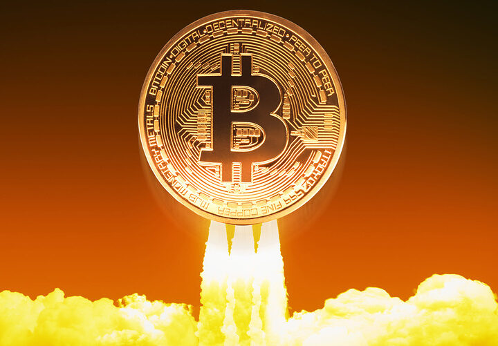 Bitcoin explotó y superó los US$ 57.000