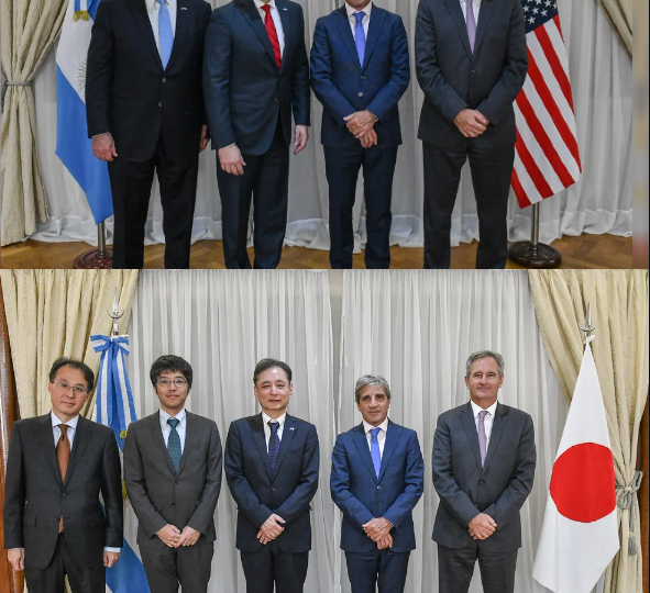 Agenda internacional: Caputo tuvo reuniones con el embajador de EE.UU. Antony Blinken y Hiroshi Yamauchi embajador de Japón
