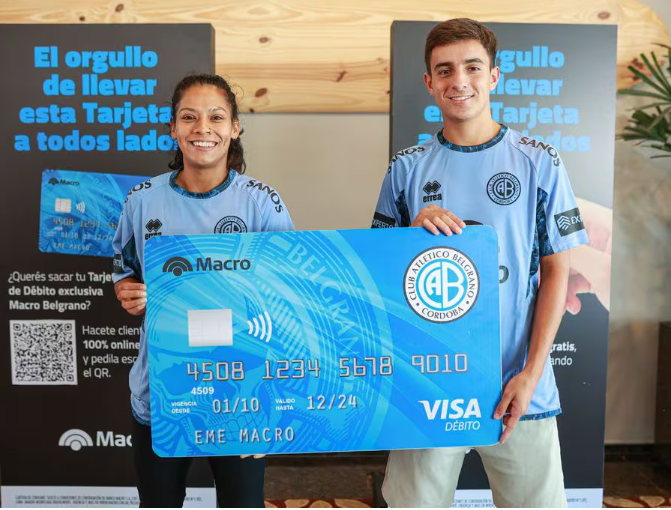 Los hinchas de Belgrano ya pueden tener su tarjeta de débito exclusiva de Banco Macro